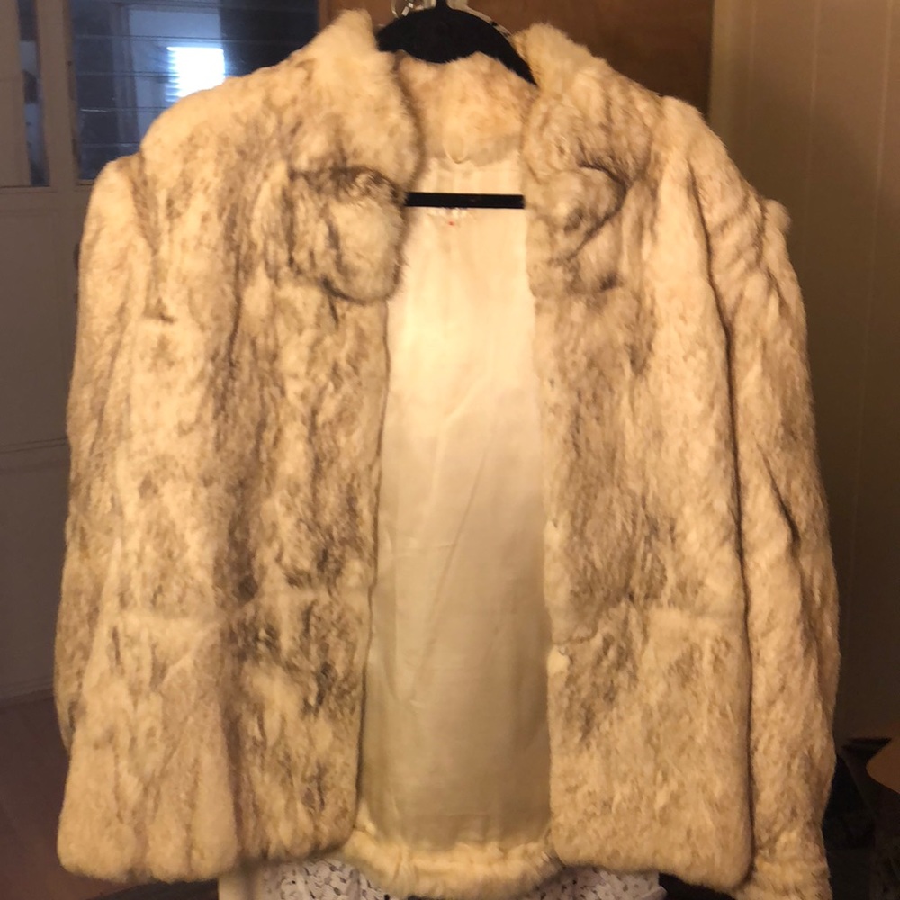 Genuine Rabbit fur coat